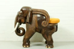 Discount Pamono Mid-Century Carved Elephant Childrens Chair, 1960s