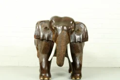 Discount Pamono Mid-Century Carved Elephant Childrens Chair, 1960s