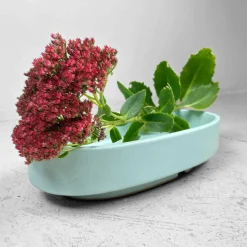 Pamono Mid-Century Ceramic Ikebana Flower Bowl, Japan, 1960s><noscript><img width=