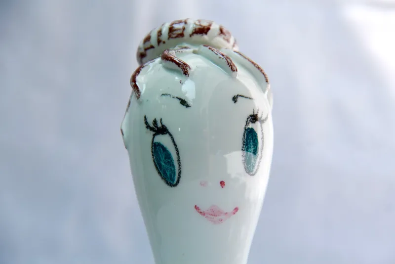 Outlet Pamono Mid-Century Ceramic Salt Shaker by Figini Montecatini, Italy, 1960s