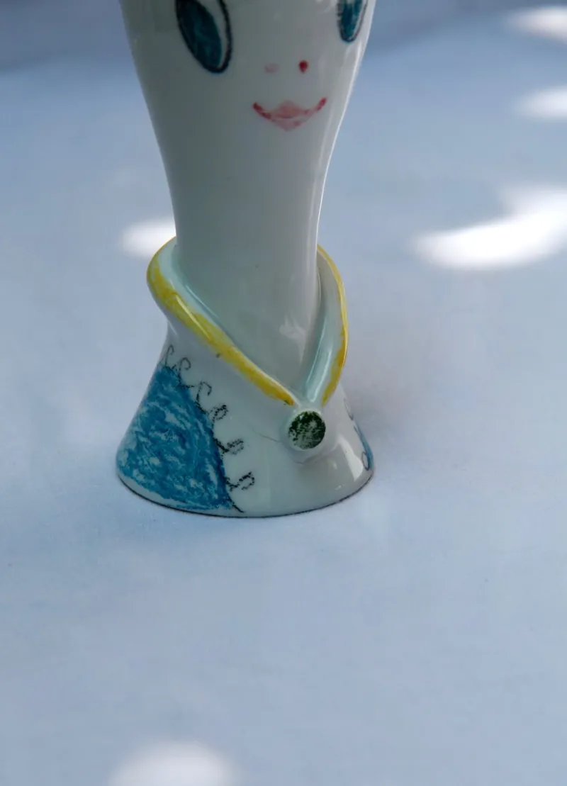 Outlet Pamono Mid-Century Ceramic Salt Shaker by Figini Montecatini, Italy, 1960s