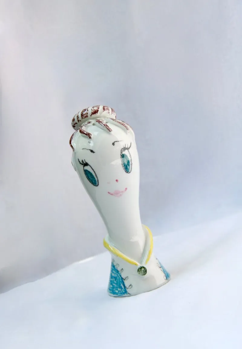 Outlet Pamono Mid-Century Ceramic Salt Shaker by Figini Montecatini, Italy, 1960s