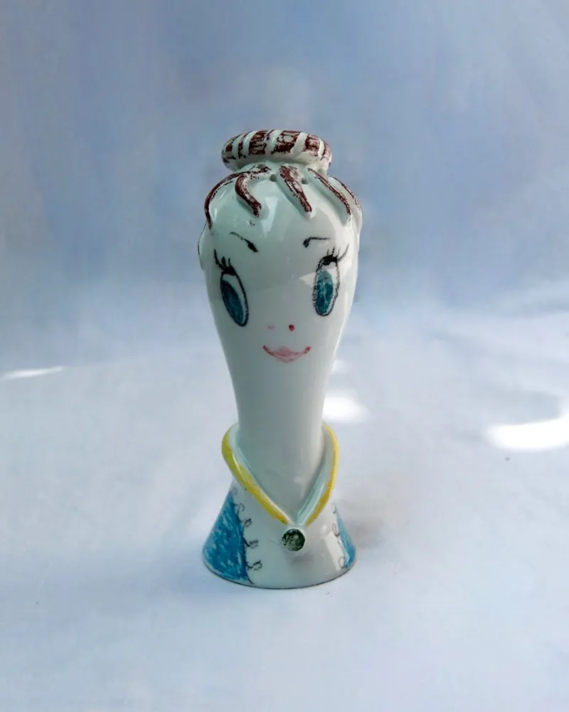 Outlet Pamono Mid-Century Ceramic Salt Shaker by Figini Montecatini, Italy, 1960s