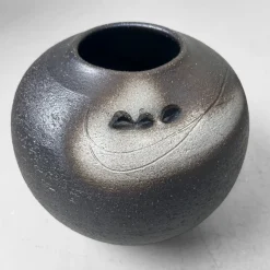 Pamono Mid-Century Ceramic Shigaraki Ikebana Vase, 1970s><noscript><img width=