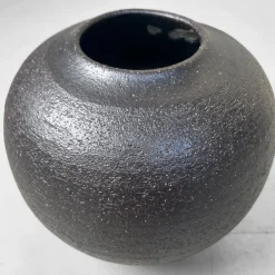 Pamono Mid-Century Ceramic Shigaraki Ikebana Vase, 1970s><noscript><img width=