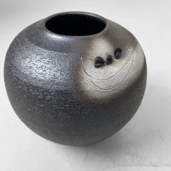 Pamono Mid-Century Ceramic Shigaraki Ikebana Vase, 1970s><noscript><img width=