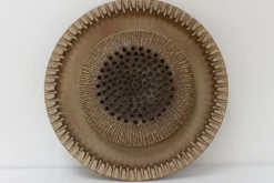 Discount Pamono Mid-Century Ceramic Sun Wall Light from Løvemose, Denmark, 1970s