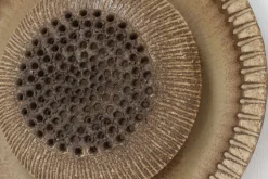 Discount Pamono Mid-Century Ceramic Sun Wall Light from Løvemose, Denmark, 1970s