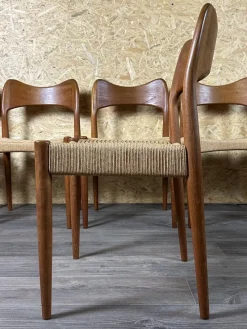 Best Pamono Mid-Century Chairs in Teak by Niels O Möller for J L Møllers, 1960s, Set of 6