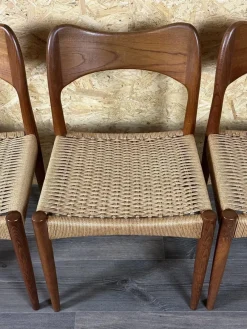 Best Pamono Mid-Century Chairs in Teak by Niels O Möller for J L Møllers, 1960s, Set of 6