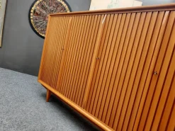 Best Pamono Mid-Century Cherrywood Highboard by Leo Bub, 1950s