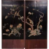 Outlet Pamono Mid-Century Chinese Modern Four Panel Screen with Landscape & Birds, 1940