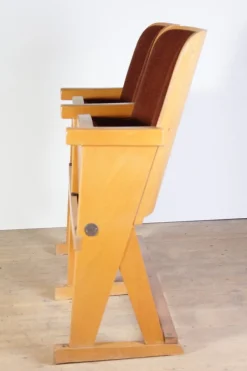 Clearance Pamono Mid-Century Cinema Bench from Ton, 1970s