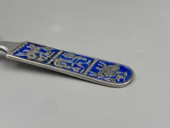 Pamono Mid-Century Collectors Spoon in Sterling Silver with Enamel Work by David Anderson, Norway><noscript><img width=
