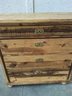 Pamono Mid-Century Commode with Turned Legs> Dressers, Commodes & Chests