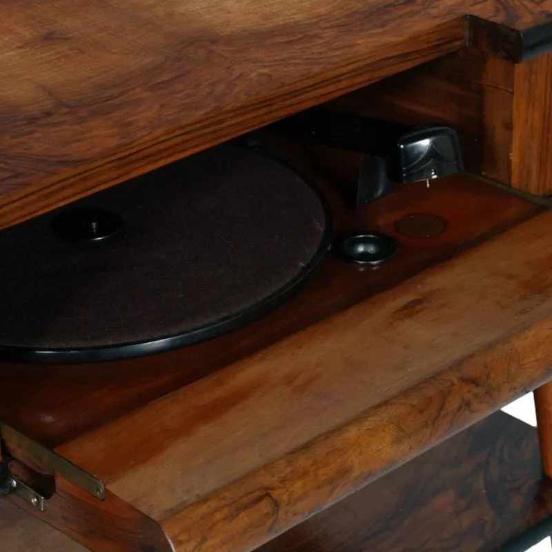 Hot Pamono Mid-Century Console with Record Player