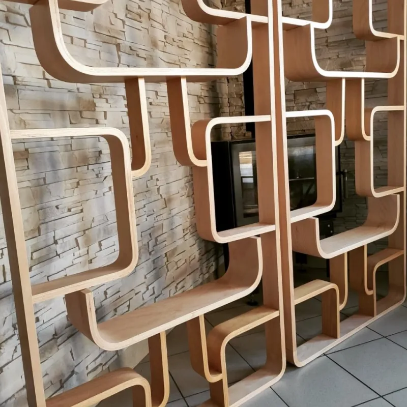 Sale Pamono Mid-Century Czech Wall or Room Divider by Ludvik Volak for Drevopodnik Holesov, 1960s, Set of 2