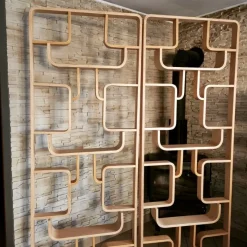 Sale Pamono Mid-Century Czech Wall or Room Divider by Ludvik Volak for Drevopodnik Holesov, 1960s, Set of 2