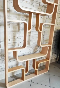 Sale Pamono Mid-Century Czech Wall or Room Divider by Ludvik Volak for Drevopodnik Holesov, 1960s, Set of 2