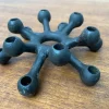 Pamono Mid-Century Danish Brutalist Cast Iron Candleholder by Jens H. Quistgaard