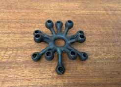 Pamono Mid-Century Danish Brutalist Cast Iron Candleholder by Jens H. Quistgaard