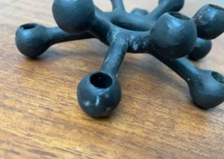 Pamono Mid-Century Danish Brutalist Cast Iron Candleholder by Jens H. Quistgaard
