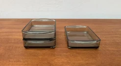 Online Pamono Mid-Century Danish Cabaret Glass Trays from Holmegaard, 1960s, Set of 3