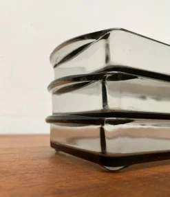 Online Pamono Mid-Century Danish Cabaret Glass Trays from Holmegaard, 1960s, Set of 3