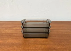 Online Pamono Mid-Century Danish Cabaret Glass Trays from Holmegaard, 1960s, Set of 3