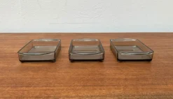 Online Pamono Mid-Century Danish Cabaret Glass Trays from Holmegaard, 1960s, Set of 3
