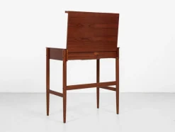 Best Pamono Mid-Century Danish Dressing Table in Teak with Ottoman from Dyrlund, 1960s, Set of 2
