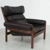 Pamono Mid-Century Danish Leather Lounge Chair in the style of Norell, 1960s> Lounge Chairs & Armchairs