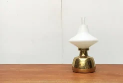 Pamono Mid-Century Danish Model Petronella Oil Table Lamp by Henning Koppel for Louis Poulsen, 1960s> Candleholders