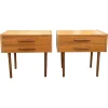 Pamono Mid-Century Danish Modern Nightstands, 1969, Set of 2> Nightstands