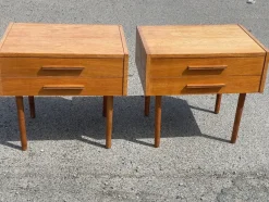 Pamono Mid-Century Danish Modern Nightstands, 1969, Set of 2><noscript><img width=