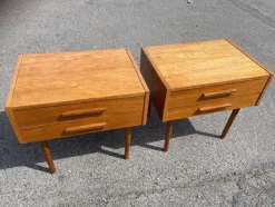 Pamono Mid-Century Danish Modern Nightstands, 1969, Set of 2><noscript><img width=