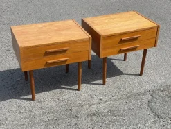 Pamono Mid-Century Danish Modern Nightstands, 1969, Set of 2><noscript><img width=