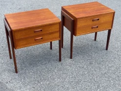 Hot Pamono Mid-Century Danish Nightstands from Ølholm Møbler, 1964, Set of 2