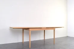 Pamono Mid-Century Danish Oak Extendable Dining Table, 1960s><noscript><img width=