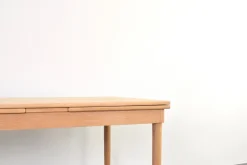 Pamono Mid-Century Danish Oak Extendable Dining Table, 1960s><noscript><img width=