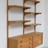 Outlet Pamono Mid-Century Danish Oak Shelving System in the style of Kjærnulf, 1960s