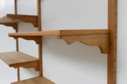 Outlet Pamono Mid-Century Danish Oak Shelving System in the style of Kjærnulf, 1960s