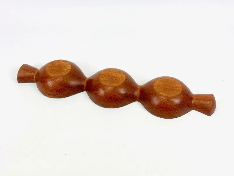 Outlet Pamono Mid-Century Danish Partitioned Teak Snack Bowl, 1970s