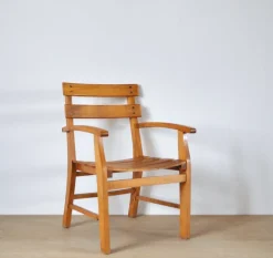 Discount Pamono Mid-Century Danish Patinated Childrens Chair in Beech, 1950s