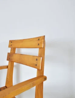 Discount Pamono Mid-Century Danish Patinated Childrens Chair in Beech, 1950s