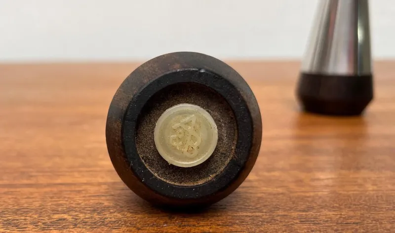 Pamono Mid-Century Danish Pepper and Salt Shakers from A&B Lundtofte, 1960s, Set of 2> Salt & Pepper Shakers