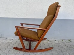 Pamono Mid-Century Danish Rocking Chair by Poul M. Volther><noscript><img width=