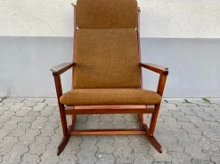 Pamono Mid-Century Danish Rocking Chair by Poul M. Volther><noscript><img width=