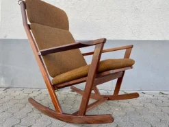 Pamono Mid-Century Danish Rocking Chair by Poul M. Volther><noscript><img width=