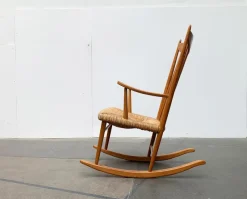 Pamono Mid-Century Danish Rocking Chair> Rocking Chairs